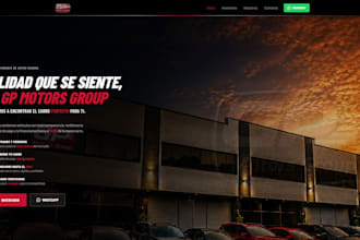 single page website or landing page clean fast mobile responsive