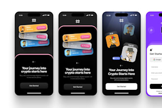 develop crypto wallet app, trading platform, and decentralized education finance