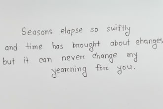 create professional custom handwritten notes and letters