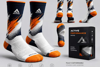 design 3d socks mockup, 3d socks rednder, 3d glove mockup, 3d textile for you