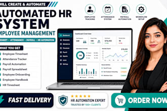 create employee timesheet attendance tracker payroll automation system