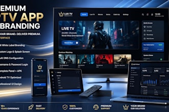 compilate smart and luxury iptv app with logo, apk, dns hardcoded apk and panel