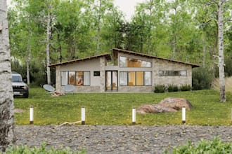 remodel cgi cottage house layout, contemporary ranch home, rustic bungalow plan