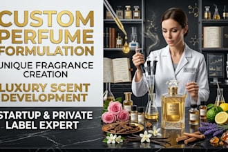 create a custom perfume, fragrance, or scent formula for your brand