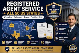 be trusted llc registered agent for wyoming, new mexico, florida, texas, ohio