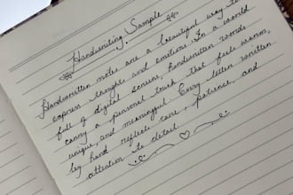 write beautiful handwritten notes and messages