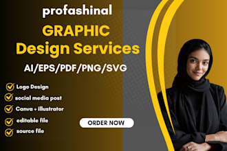 design professional logo, posters, and social media