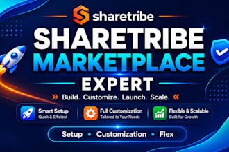 be your expert sharetribe developer for setup and customization sharetribe flex