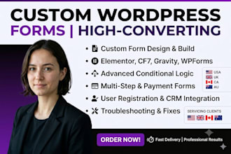 design and create custom wordpress forms for your website