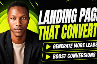 build a high converting landing page and lead generation funnel
