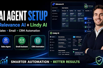 build relevance ai agent for sales and lindy ai assistant for email and crm