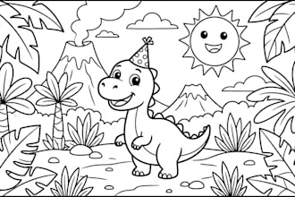 create custom kids coloring pages from any idea or photo