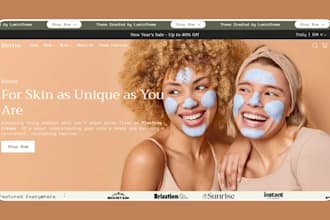 build beauty website skincare shopify store cosmetic beauty shopify store