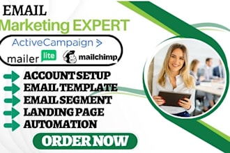 setup activecampaign automation landing page mailerlite email marketing funnels