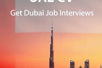 design an ats resume CV for uae dubai gcc jobs plus cover letter