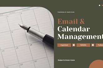 manage your email inbox and calendar professionally
