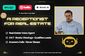 build an ai voice agent receptionist for real estate agencies