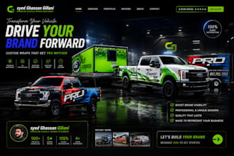 professional car wrap design, wrap graphics, fleet branding