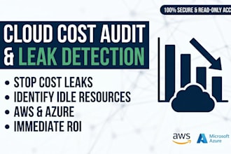 audit your AWS or azure cloud bill and find cost optimization leaks