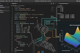 write matlab code for engineering modeling and data analysis
