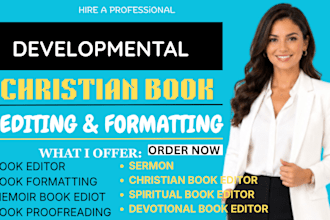 proofread, copy edit, christian book, spiritual book, sermon and memoir novel