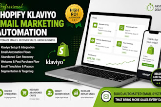 create klaviyo email automation to recover abandoned carts