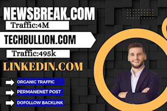 write and publish an article on newsbreak and techbullion