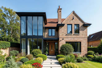 upgrade building exterior design, house kerb appeal cgi visual for marketing,skp