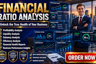 provide financial ratio analysis and business insights