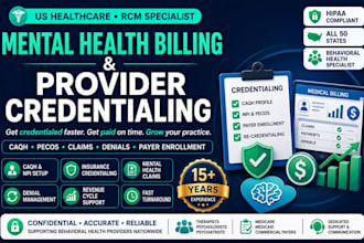 do mental health billing, simple practice billing and credentialing