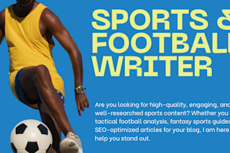 write sports articles and football analysis in spanish