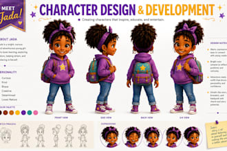 design and develop memorable childrens book characters