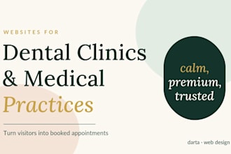 build a premium website for your dental clinic or medical practice