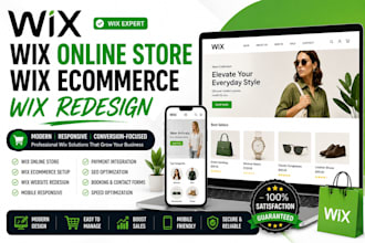 design wix online store wix ecommerce website and wix redesign