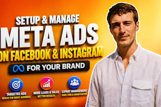 set up facebook and instagram meta ads for USA businesses to get leads