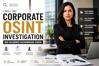 corporate osint investigation due diligence background check
