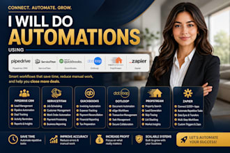 do pipedrive servicetitan quickbooks dotloop propstream make zapier automations