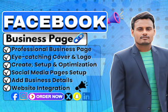 create and optimize facebook business page