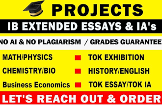 professionally edit, and polish, your ib extended essays, hl, sl ias, and toks,