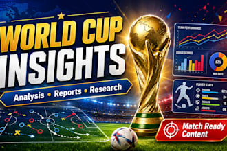 provide professional FIFA world cup research, analysis, articles and reports