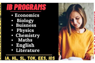 professionally do ib sl hl ias, toks, ib extended essay, analysis ess ia, cas