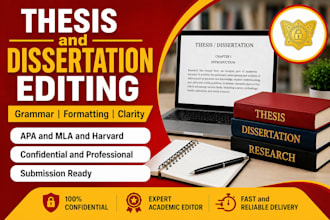 professionally proofread and polish your thesis or dissertation