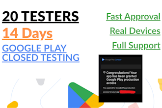 20 tester google play app closed testing for prerelease