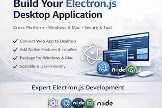 build a secure and modern desktop application using electronjs