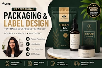 design professional packaging and label design