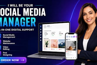 be your social media manager for your business