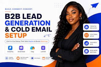 targeted b2b lead generation cold email outreach on clay com instantly smartlead