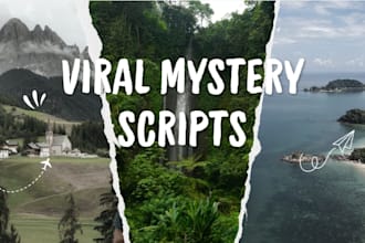 write viral youtube shorts mystery scripts
