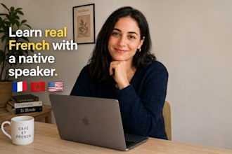 give live french lessons tailored to your level and goals