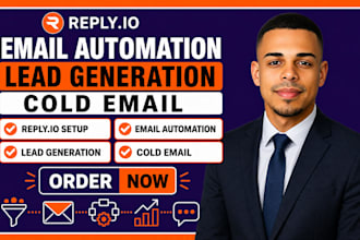 setup reply io email automation and b2b lead generation